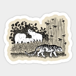 the tiger Sher Khan Sticker